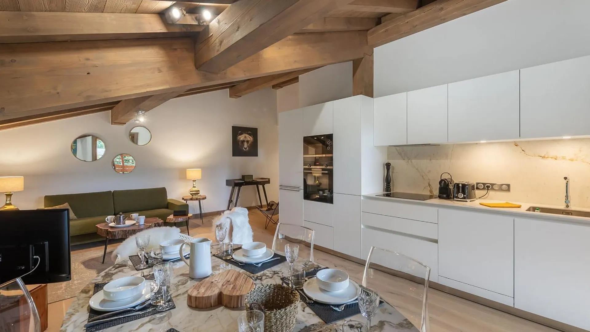 شقة Appartement Chaleureux A Megeve Avec Sauna Et Parking - Fr-1-569-55